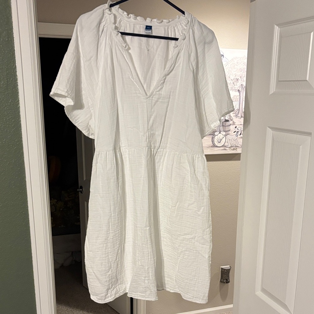 Old Navy White Mini Dress